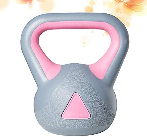 Abaodam 6KG Kettle Bell Tornaterem Dedikált Fix Kettlebell Nők' s Fitness felkarba Kettlebell Edzés a Fitness (Szürke, Rózsaszín)