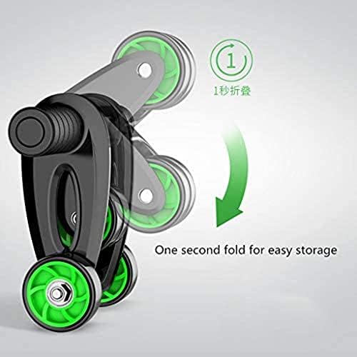 Ab Roller Kerék Unisex Fitnesz Felszerelés Összecsukható Négy Kerék Kettős Sorban Csapágy Görgős Fitness Edzés Hasizom Kereket,