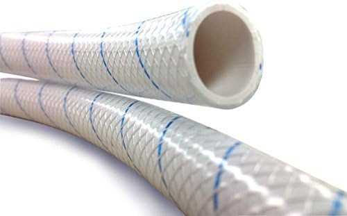 Sierra Nemzetközi Tiszta Fehér PVC Cső Megerősített Poliészter (Kék-Tracer) 1/2 x 25' 16-164-0125 Tiszta Fehér PVC Cső Megerősített Poliészter