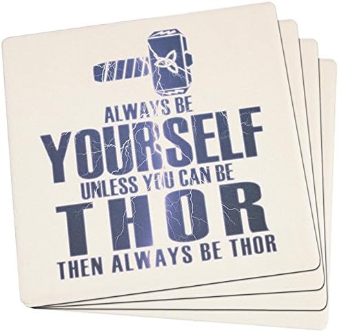 Mindig Légy Önmagad Thor Készlet 4 Négyzetméter Homokkő Alátétek
