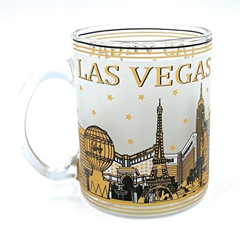Aeisage Las Vegas Bögre Pohár Tea Csésze Amerikai Ajándéktárgyak Las Vegas Nevada City Bögrék, Ajándékok LV Arany Skyline Kávét 11