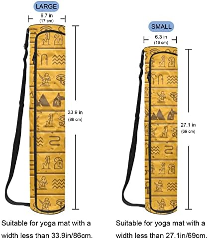 Egyiptomi Piramis Rúna Jóga Matrac-Hordozó Táska vállpánt Jóga Szőnyeg Táska, sporttáska Táska