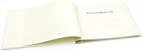 Esposti az Élet Ünnepe Temetés Vendég Könyv - Laza Levél Oldal Formátum - Kiszerelés Dobozos - Fehér - Méret: 10.5 x 7.6