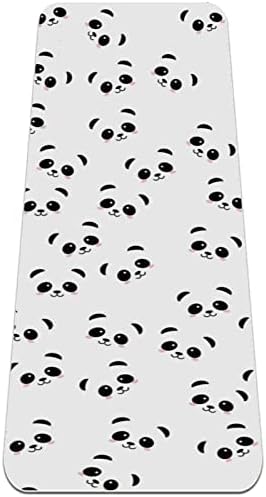Mini Panda Minta Extra Vastag Yoga Mat - Környezetbarát Csúszásmentes Gyakorlat & Fitness Szőnyeg Edzés Alátét Minden Típusú Jóga,