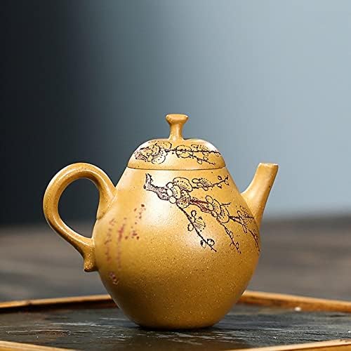 WIONC aranymetszés Agyag Teáskanna A Paradicsom, Dinnye, Lila Zisha Kézzel készített Pot Kung-fu Teaware Lila Agyag Drinkware