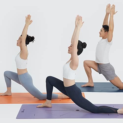Tartsa a Természet Gumi a Prémium Yoga Mat - 5mm Vastag, Csúszásmentes Anti-Szakadás Fitness Szőnyeg Hot Jóga, Pilates & Stretching Home