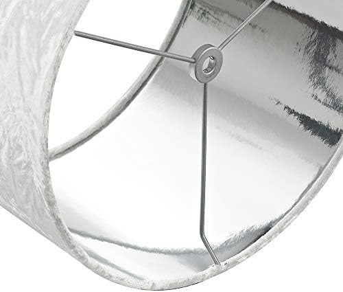 Modern Elegáns Sarkvidéki Fehér, Puha Bársony 12 Kézzel Készített Pók Lámpa Árnyék, Fényes Ezüst Belső | Nikkel Bevonatú Harp