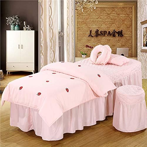 Egyszerű Csiszolás Szépség, ágytakaró, Puha, Kényelmes, masszázságy Lap Készletek Ágytakaró Arc Többi Lyuk Sűrűsödik Masszázs-ágynemű-Rózsaszín