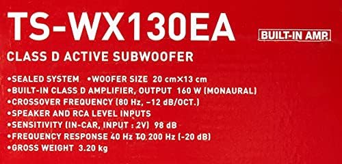 PIONEER TS-WX130EA Előre Erősített Aktív Mélysugárzó, 160 W