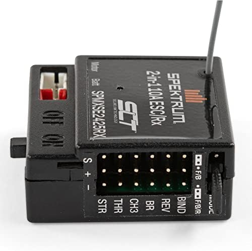 Spektrum 10 Amp Csiszolt 2-in-1 ESC/SLT Vevő Combo, SPMXSE2425RX