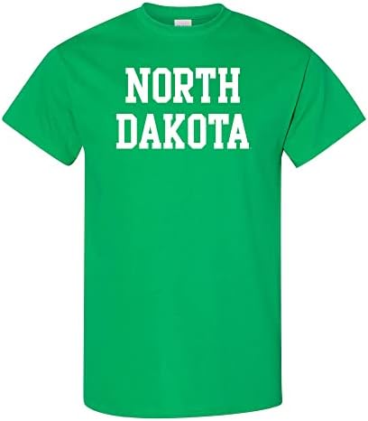 Észak-Dakota Harci Sólyom Alapvető Blokk, Csapat Színű Póló, Főiskola, Egyetem