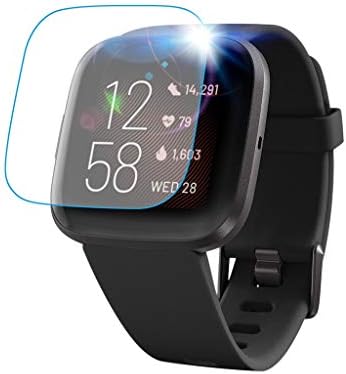 Shan-S a Fitbit Versa 2 kijelző Védő fólia (3 Csomag),Új Puha TPU Világos Anti-Buborék Protector Képernyő Hidrogél Film Fitbit Versa
