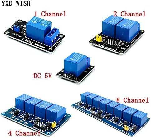 ILAME 5V 1 2 4 8 Csatorna Relé Modul optocoupler Relé 5 V 1 2 4 8 Mód Relé Modul Bővítése Testület (Méret : 2 channle)