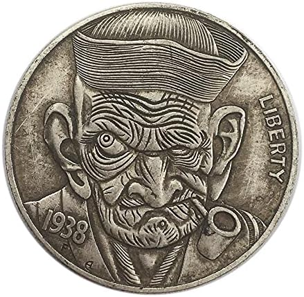 Dombornyomott 1938 Tengerész Kreatív Amerikai 骷髅 Érme Emlékmű Érme Micro CollectionCoin Gyűjtemény Emlékérme