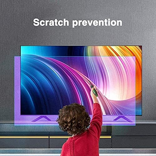 Anti Tükrözi képernyővédő fólia HD Világos Anti-Kék Fény Anti-Vakító fény TV-Képernyőn Szűrő Sharp Sony Samsung Hisense 32-75 inch/A / 50