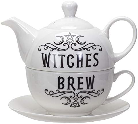 Csúcs Gyűjtemény Alkímia Gótikus Boszorkány Főzet, Tea Egy Meghatározott Porcelán Porcelán 3 Darab Teás Készlet