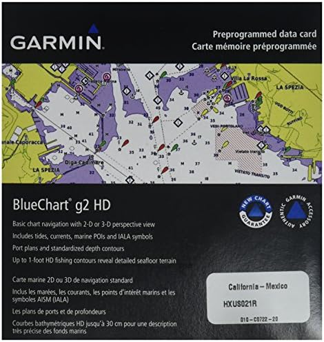 Garmin BlueChart g2 California/Mexikó Sós Térkép microSD Kártya