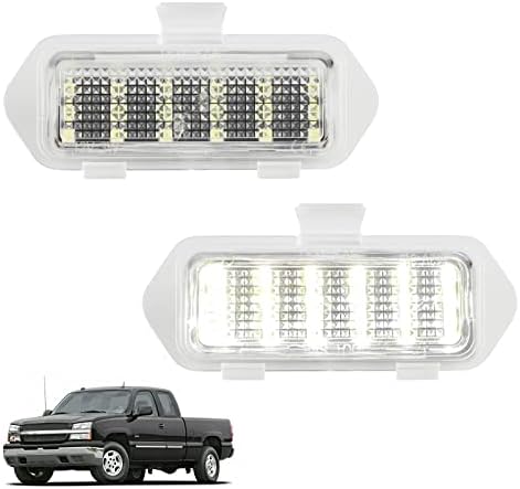 ConBlom visszapillantó Tükör Tócsa Lámpák LED Tükör világítás szerelés Kompatibilis Chevy Silverado 1500 Auto Tartozékok 2db Készlet