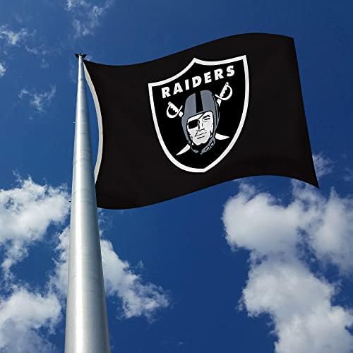 NFL Oakland Raiders 3 Méter, 5 Méteres Egyoldalas Banner Zászlót a Végtelenített