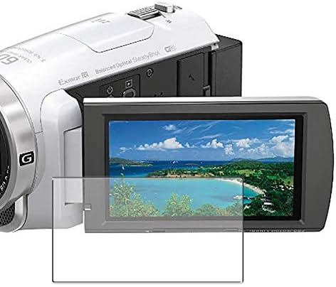 Puccy Adatvédelmi Képernyő Védő Fólia, Kompatibilis Sony Digitális Videokamera kézi kamera HDR-PJ680 Anti-Spy TPU Őr （ Nem Edzett Üveg Védők