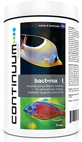 Folytonosság Vizisport Bact-Rox L, Nagy Méretű, Magas Porozitás Szűrés Média minden Akváriumok, 250 ml