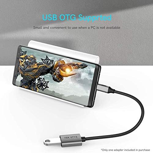 Tek Styz USB-C USB 3.0 Adapter Kompatibilis Motorola S Edge Pro OTG Típus-C/PD Férfi USB 3.0 Női Converter. (5Gbps)