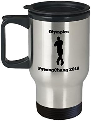 Olimpia Utazási Bögre - Olimpiai Érmet Korcsolyázás PyeongChang 2018 Bögre