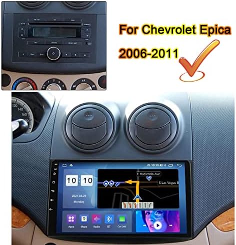 9 Inch Autó Sztereó Android 11 Navigációs Videó Multimédia Lejátszó Chevrolet Epica 2006-2011 Autó Autorradio Bluetooth Támogatja a