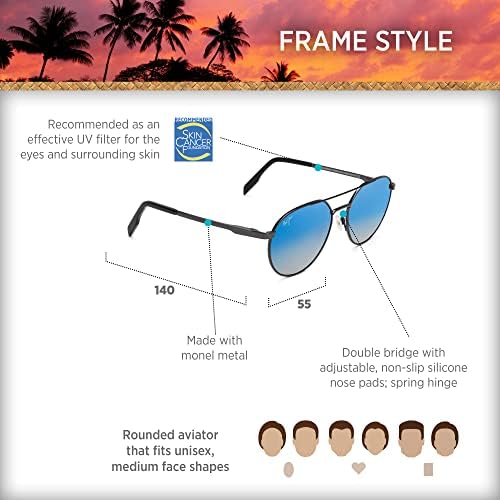 A Maui Jim Férfi, illetve Női Vízparti Polarizált Klasszikus Napszemüveg