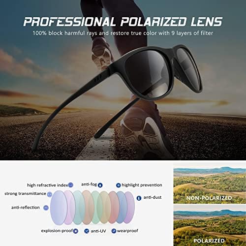 SUNGAIT Polarizált Kerek Ultrakönnyű Napszemüveg a Férfiak a Nők Halászati Kerékpáros Vezetési - os UV Blokkoló