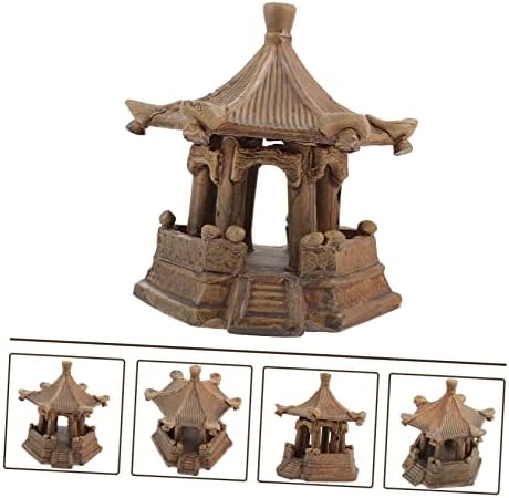 Yardwe Kerámia Munka Asztal Dekoráció, Kültéri Dekoráció, Asztali Dekoráció Virág Váza Dekoráció Ázsiai Pagoda Mini Akvárium