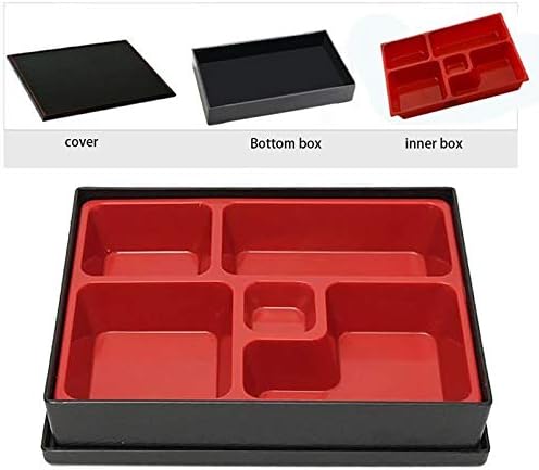 DEPILA megőrzése fh Bento Dobozok Bento Box，Hőmérséklet Kemény 5 Rekesz Ebédet Elkülöníthető Élelmiszer-Tartály Sushi Étterem Business
