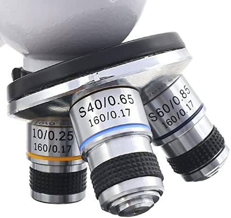 A mikroszkóp-Adapter remek akromatikus Objektív 4X, 10X 20X 40X-60X, 100X Biológiai Mikroszkóp Távolság 185 Mm Mikroszkóp