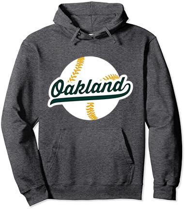 Oakland Baseball Vintage Kaliforniai Büszkeség, Szeretet Város Kapucnis Pulóver