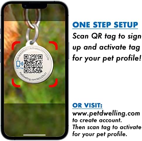 Pet Lakás Szolgálati Kutya QR-Kód AZONOSÍTÓT Ad Orvosi Figyelmeztető Szimbólum, Online Pet-Profilt, valamint Azonnali e-Mail