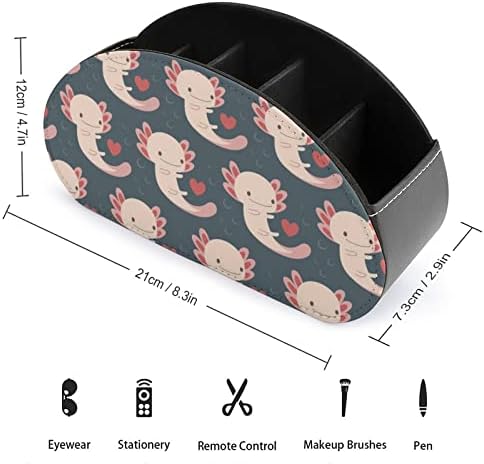 Axolotls Minta Távirányító tartó, Bőr Íróasztal Szervező Irodai Kellékek Távirányító