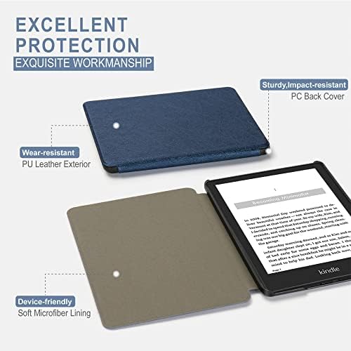 Esetében 6.8 Kindle Paperwhite (11 Generációs-2021), valamint a Kindle Paperwhite Aláírás Kiadás, Fény Shell Cover Automatikus