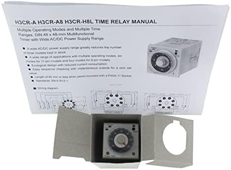 H3CR-EGY 11 pin idő Relé H3CR Sorozat, Önkioldó AC 100-240V DC 12V 24V (Méret : 24VDC)