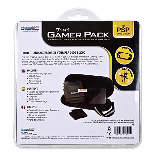 dreamGEAR PSP 7 az 1-ben Játékos Pack