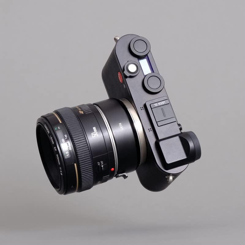 Urth bajonett Adapter: Kompatibilis Canon (EF/EF-S) Lencse a Leica L Fényképezőgép (Elektronikus)