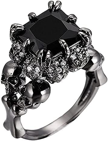 2023 Új Ajándék Gyűrűk Férfiak Nők, illetve a Gyűrűk Személyiség Gyűrű Divat Kreatív Gyűrűk Egyszerű Ígéret Gyűrű (Fekete, 10)
