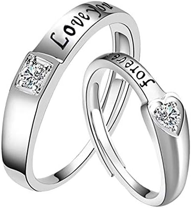 Női Gyűrű, Eljegyzési Gyűrűk, a Nők Király Réz Pár Gyűrű Állítható Csomót Nyitó Esküvői Gyűrű Női Ékszerek, Ajándékok
