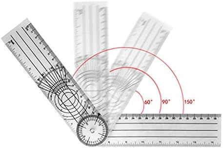 UOEIDOSB 0-140mm 360 Fokos Goniométer Szög Orvosi Gerinc Szög Uralkodó Szög Inclinometer Vonalzó, Szögmérő Szög Finder Mérési