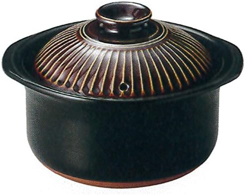 Előbb JAPÁN Válassza ki a Babát Rizs Főzés Pot, 2合 ご飯鍋 19.8x14.5cm 1100cc, barna (francia pirítós 19-1012tcx)