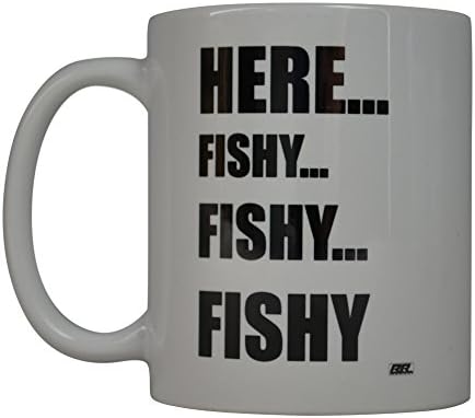 Rogue River Bögre Halászat Hal Hal Hal Hal Újdonság Kupa Nagyszerű Ajándék Ötlet Férfiaknak Neki, Apa, Nagyapa, Halász (Itt Gyanús)