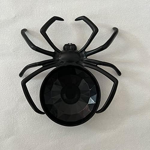MUNUX Halloween Dekoráció galván Pók gyümölcstál Dísz bár Fél Édesség Süti, Gyümölcs Kosár 24 * 24cm Fekete
