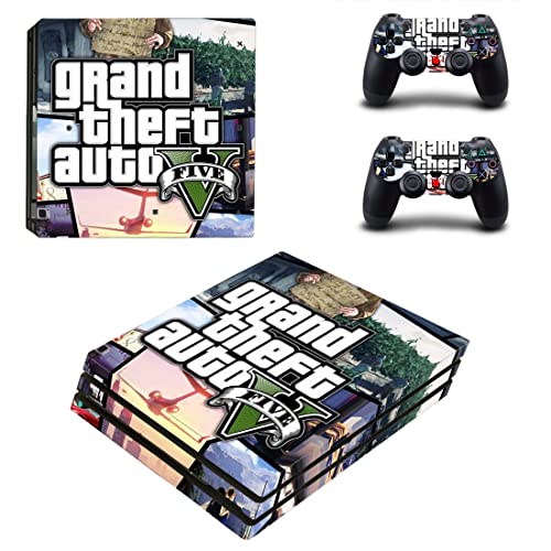 A PS4 SLIM - Játék Grand GTA-Lopás, Valamint Automatikus PS4 vagy PS5 Bőr Matrica PlayStation 4 vagy 5 Konzol, Illetve az Adatkezelők Matrica
