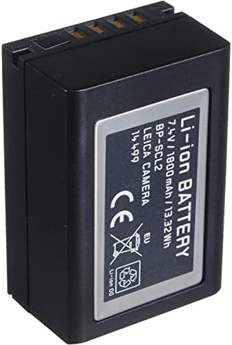 Leica BP-SCL2 7.4 V 1800 mAh-s Lítium-Ion Akkumulátor M Digitális Fényképezőgép BP-SCL2 Li-Ion Akkumulátor Töltő