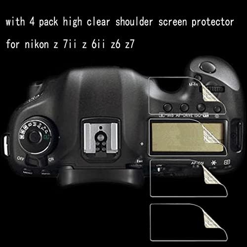 Üveg kijelző Védő fólia Kompatibilis a Nikon Z 5 6II 7II Z5 Z6II Z7II Z6 II. Z7 II Mark II (nem z50) Kamera,debous Anti-semmiből Edzett Üveg