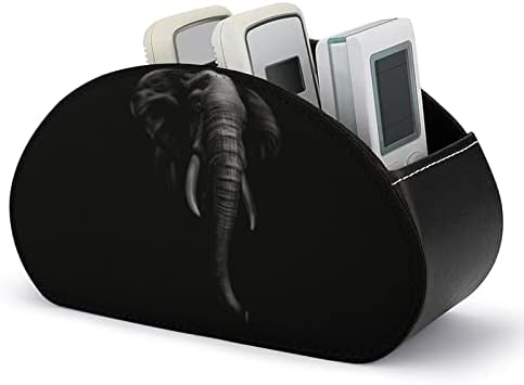 Portré egy Elefánt Fejét Távirányító tartó, Tároló többfunkciós Asztali Szervező, 5 Rekeszes